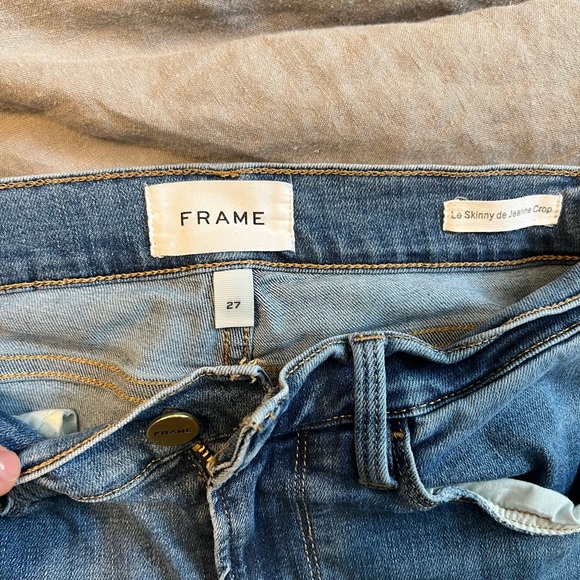 FRAME Le Skinny De Jeanne Maiden Crop Jeans - Picture 6 of 8